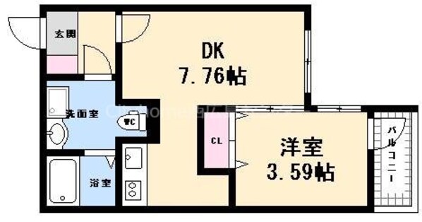 高須駅 徒歩6分 4階の物件間取画像